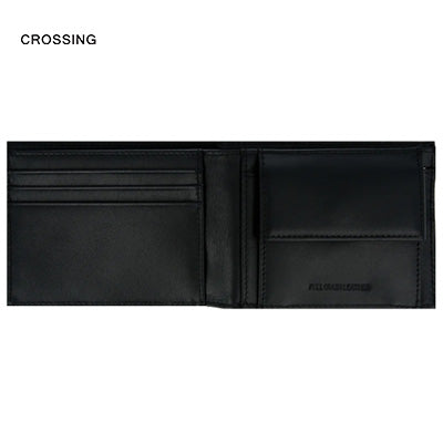 Crossing Infinite Slim Leather Wallet With Coin Pocket [5 Card Slots] RFID by Corporate Gift Store Singapore
