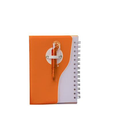 Plastic Cover Notebook with Promotion Pen by Corporate Gift Store Singapore