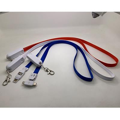 Lanyard 4 in 1 Charging Cable by Corporate Gift Store Singapore
