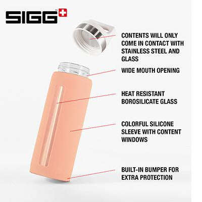 SIGG Dream 0.65L Glass Water Bottle by Corporate Gift Store Singapore