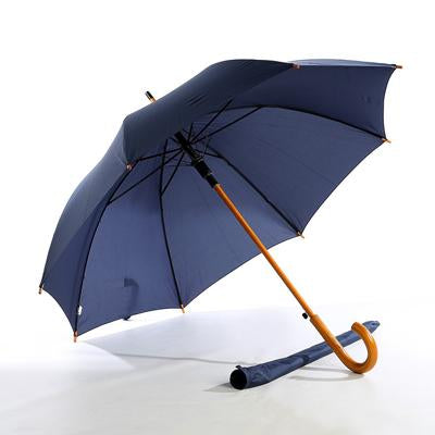 Straight Umbrella with Wooden Shaft and Handle | gifts shop