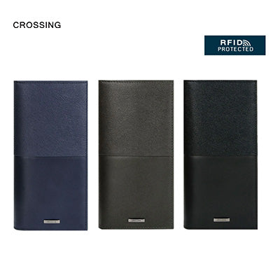 Crossing Infinite Long Leather Wallet RFID by Corporate Gift Store Singapore