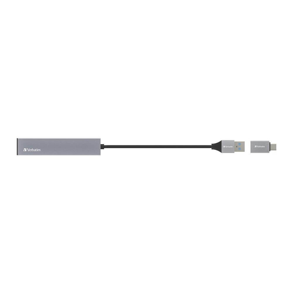 Verbatim 4-in-1 USB Hub with Type C Adaptor by Corporate Gift Store Singapore