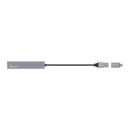 Verbatim 4-in-1 USB Hub with Type C Adaptor by Corporate Gift Store Singapore