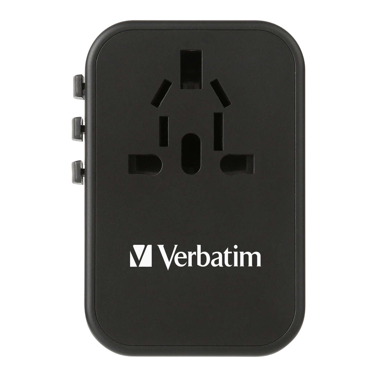 Verbatim 3 Port 65W PD 3.0 & QC 3.0 GaN Universal Travel Adaptor by Corporate Gift Store Singapore