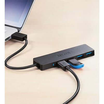 Anker 4-Port USB 3.0 Ultra Slim Data Hub by Corporate Gift Store Singapore