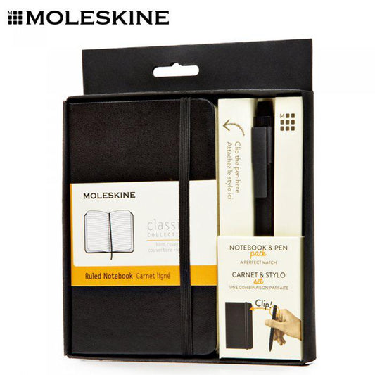 MOLESKINE A6 Notebook with Roller Pen Set by Corporate Gift Store Singapore
