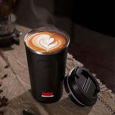 ENDO 500ML Double Stainless Steel Thermal Coffee Mug by Corporate Gift Store Singapore
