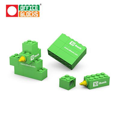 Office Blocks Highlighter Set by Corporate Gift Store Singapore