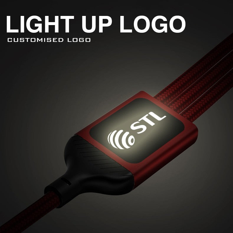 CableGlow Quick Charge 3-in-1 Cable by Corporate Gift Store Singapore