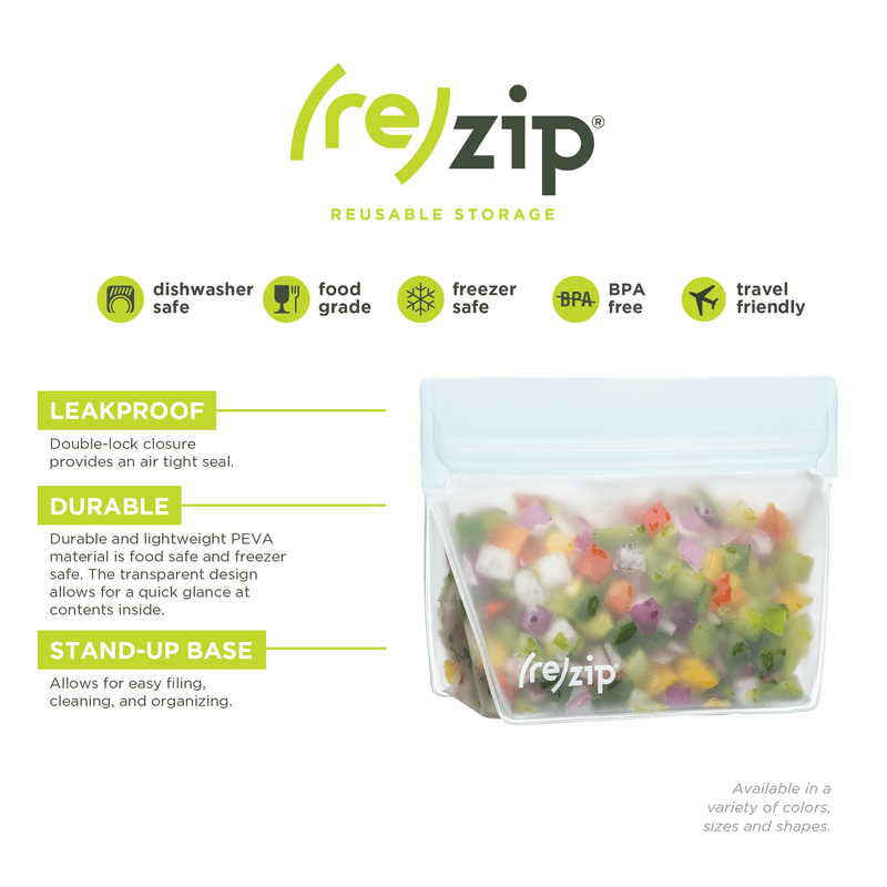 Rezip 3-piece Stand-Up Leakproof Reusable Storage Bag Kit by Corporate Gift Store Singapore