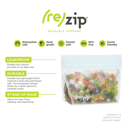 Rezip 3-piece Stand-Up Leakproof Reusable Storage Bag Kit by Corporate Gift Store Singapore