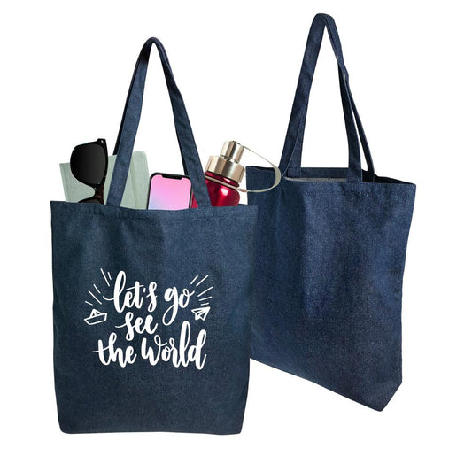 Denim A3 Tote Bag by Corporate Gift Store Singapore