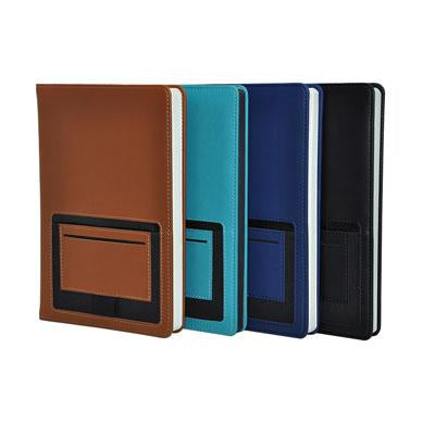 A5 Notebook with Front Card and Pen Slot by Corporate Gift Store Singapore