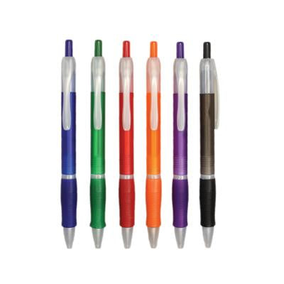 Frosty Ball Pen with Rubber Grip by Corporate Gift Store Singapore