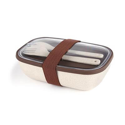 Husk Fiber Lunch Box by Corporate Gift Store Singapore