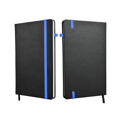 A5 Hard Cover Notebook with Coloured Elastic Strap by Corporate Gift Store Singapore