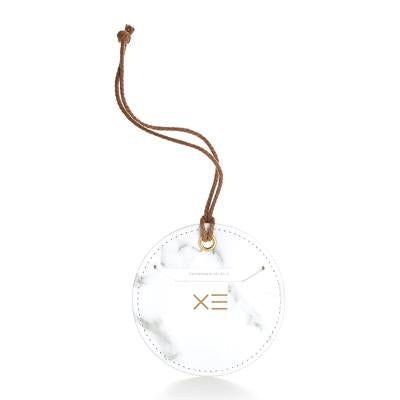 Marble Prints Circular Luggage Tag by Corporate Gift Store Singapore