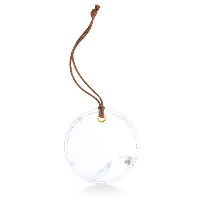 Marble Prints Circular Luggage Tag by Corporate Gift Store Singapore