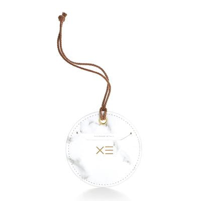 Marble Prints Circular Luggage Tag by Corporate Gift Store Singapore