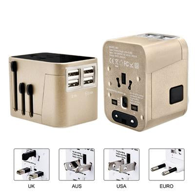 4 USB Hub Travel Adaptor by Corporate Gift Store Singapore