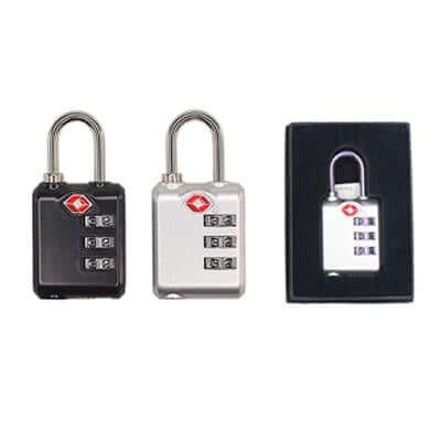 3 Dial Combination TSA Metal Lock | gifts shop