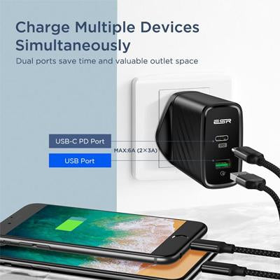 ESR 3.0 USB Wall Charger | gifts shop