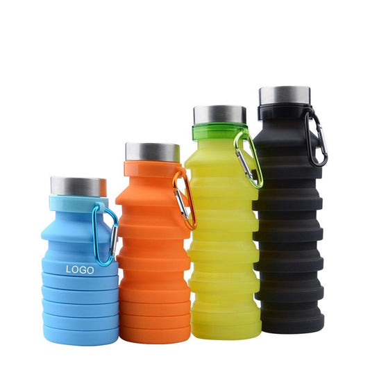 Collapsible Bottle with Carabin by Corporate Gift Store Singapore