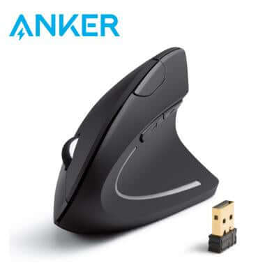 Anker 2.4G Wireless Vertical Ergonomic Optical Mouse by Corporate Gift Store Singapore