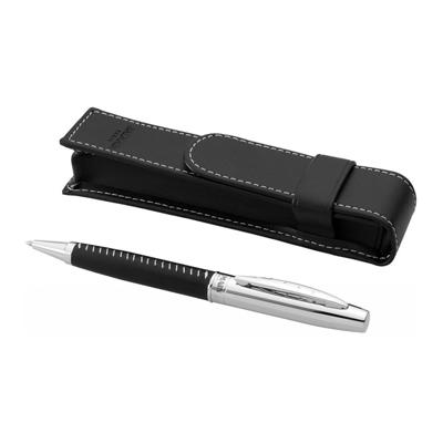 Balmain Leather Wrapped Ball Pen Set by Corporate Gift Store Singapore