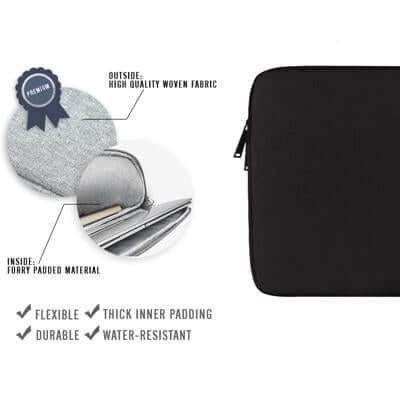 Basic Padded Laptop Sleeve by Corporate Gift Store Singapore