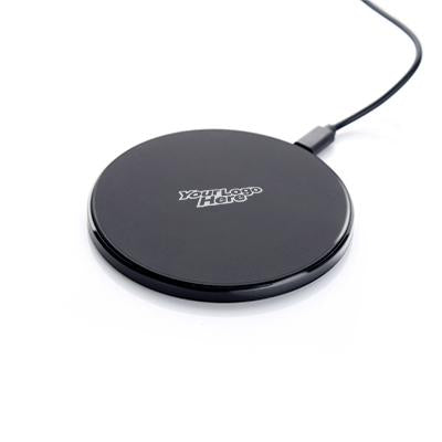 Black Qi Wireless Charger by Corporate Gift Store Singapore