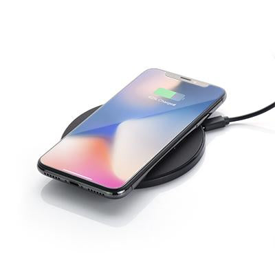 Black Qi Wireless Charger by Corporate Gift Store Singapore