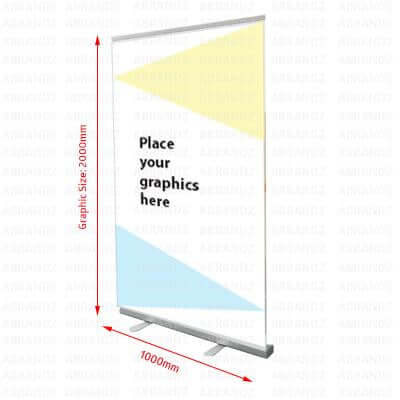 Economy Roll Up Banner by Corporate Gift Store Singapore