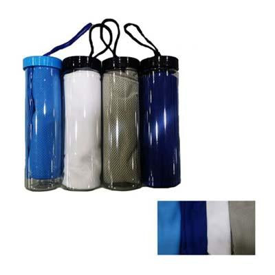 Cooling Towel With Container by Corporate Gift Store Singapore