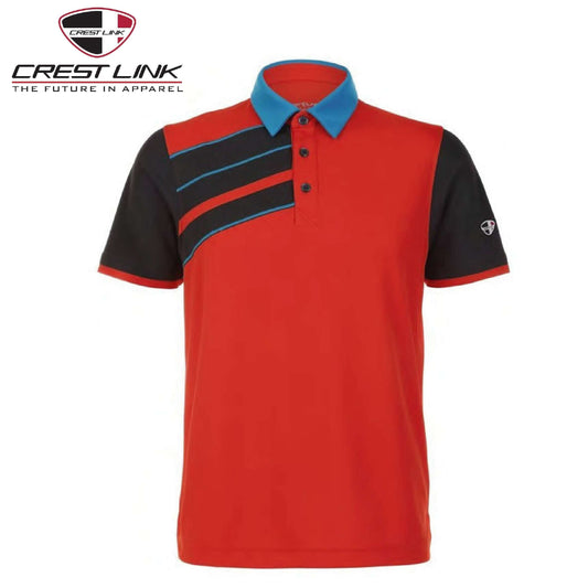 Crest Link Polo T-shirt Short Sleeve (80380771) by Corporate Gift Store Singapore