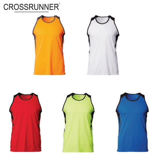 CrossRunner Unisex Dry Pique Flex Singlet by Corporate Gift Store Singapore