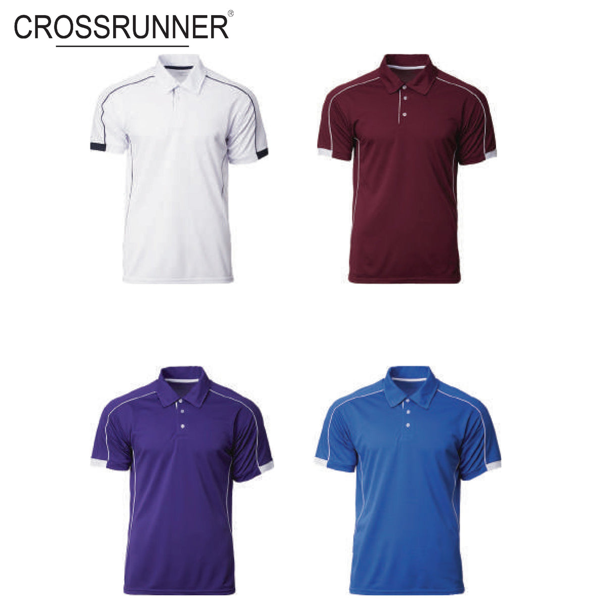 Crossrunner 1500 Waist Piping Polo T-Shirt by Corporate Gift Store Singapore