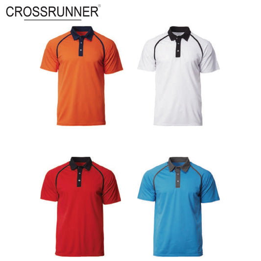 Crossrunner 2200 Contrast Shoulder Piping Polo T-Shirt by Corporate Gift Store Singapore