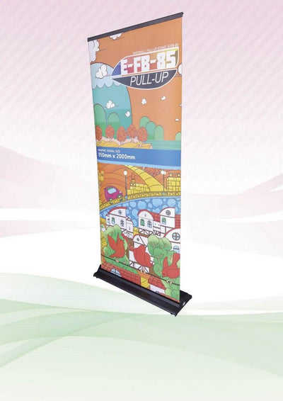 Flat Base Roll Up Banner | gifts shop