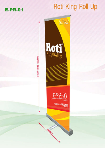 Roll Up Banner (Silver Stand) by Corporate Gift Store Singapore
