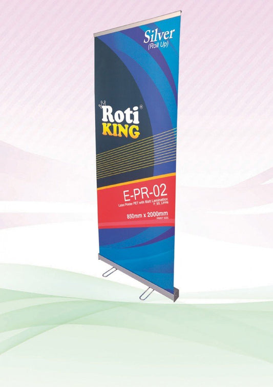 Roll Up Banner (Silver Stand) by Corporate Gift Store Singapore
