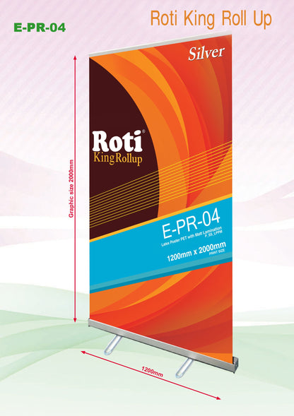 Roll Up Banner (Silver Stand) by Corporate Gift Store Singapore