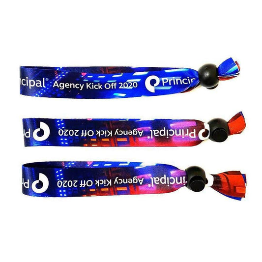 Fabric Wristband with Adjustable Lock for corporate event gifts in Singapore, perfect for concerts and festivals.