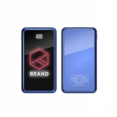 Glow Coloured Led Logo Powerbank by Corporate Gift Store Singapore