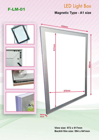Magnetic LED Light Box by Corporate Gift Store Singapore