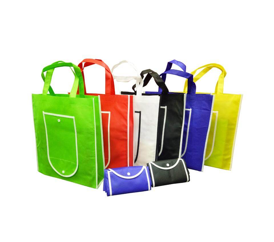 Foldable Non-Woven Bag (37.5cm x 35cm x 8.5cm) by Corporate Gift Store Singapore