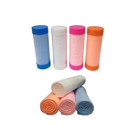 Portable Microfiber Bath Towel with Tube by Corporate Gift Store Singapore