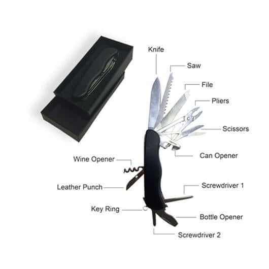 12-in-1 Stainless Steel Multi-Function Tools by Corporate Gift Store Singapore