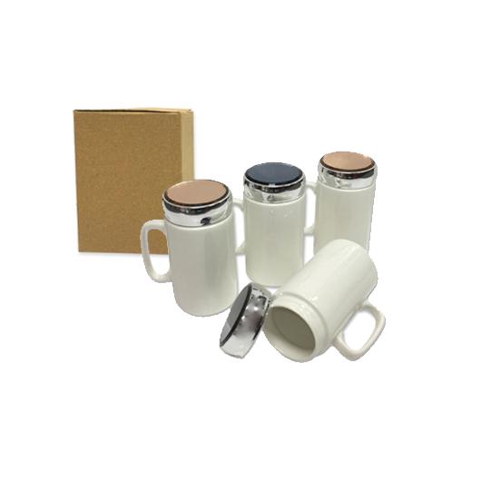 Porcelain Mug with Cover by Corporate Gift Store Singapore